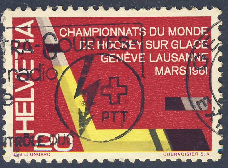 Campeonato mundial de Hockey sobre Hielo Geneve Lausanne marzo 1961