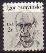 USA 1981 Scott 1845 Sello Compositor y Director Orquesta Ígor Fiódorovich Stravinski usado