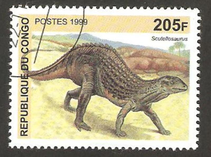 animal prehistórico, scutellosaurus