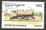 Stamps Morocco -  locomotora