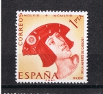 Stamps Spain -  Edifil  1228  IV  Cente. de la muerte de Carlos I Rey de España y V de Alemania 
