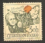 Stamps Czechoslovakia -  1737 - 25 anivº de la batalla de Dukle, General Ludvik Svoboda