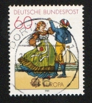 Stamps : Europe : Germany :  EUROPA CEPT - Bailes tradicionales
