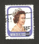 Stamps New Zealand -  reina isabel II