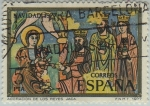 Stamps Spain -  Navidad-1977