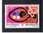 Stamps Spain -  Edifil  3134  Barcelona´92  VII serie Pre-Olimpica  