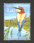 Stamps Bosnia Herzegovina -  fauna, merops apiaster, abejaruco común