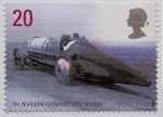 Stamps United Kingdom -  Sir Malcolm Campbell - 1925  -151 mph - record de velocidad