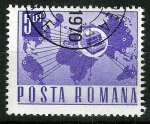 Stamps Romania -  Comunicaciones telegráficas.