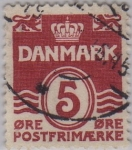 Stamps Denmark -  serie corriente-1950-1952
