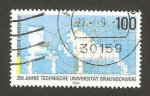 Stamps Germany -  250 anivº de la universidad técnica de brunswick