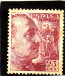 Stamps Spain -  Francisco Franco