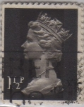 Stamps United Kingdom -  Isabel II-1970-1980