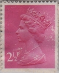 Stamps United Kingdom -  Isabel II-1970-1980