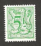 Stamps Belgium -  león heráldico