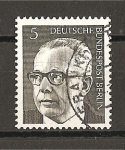 Stamps Germany -  Presidente G. Heinemann.(Berlin)