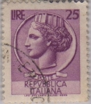 Stamps Italy -  Moneda de Siracusa-