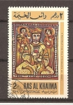 Stamps United Arab Emirates -  Ras Al Khaima./ Pinturas.