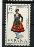 Stamps Spain -  serie- Trajes regionales