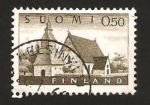 Stamps Finland -  Iglesia de Lammi