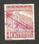 Stamps Venezuela -  oficina principal de correos en caracas