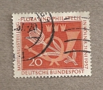 Stamps Germany -  Flora y filatelia