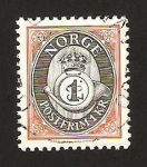 Stamps Norway -  corneta de correos