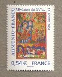 Stamps France -  Miniatura siglo XV Armenia