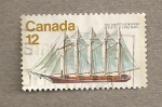 Stamps Canada -  Goleta de 5 mástiles