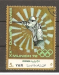 Stamps Yemen -  Munich 72.