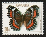 Stamps Rwanda -  Mariposa