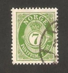 Stamps Norway -  trompeta postal