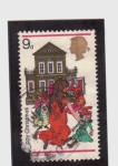 Stamps United Kingdom -  Navidad