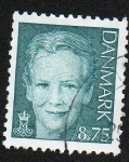 Stamps Denmark -  Reina Margarita