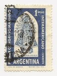 Stamps Argentina -  Primer Congreso Mariano Interamericano