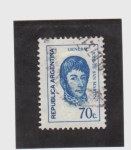 Stamps Argentina -  General José de San Martín