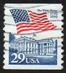 Stamps United States -  La Casa Blanca