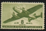 Stamps United States -  Avión