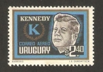 Stamps Uruguay -  en recuerdo a john f. kennedy