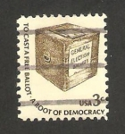 Stamps United States -  urna para las elecciones