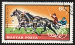 Stamps Hungary -  Carrera de caballos
