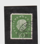Stamps Germany -  Theodoer Heuss