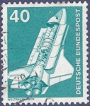 Stamps Germany -  ALEMANIA Trasnportes Weltraumharbor 40