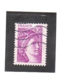 Stamps France -  Sabine de Gandon