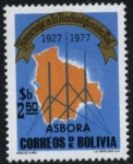 Stamps Bolivia -  Homenaje a la asociacion Boliviana de Radiodifusion 