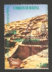 Stamps Bolivia -  templo de samaipata