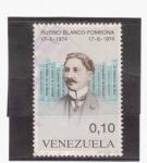 Stamps Venezuela -  Rufino Blanco- Fombona 1874-1974