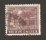 Stamps India -  edificio de correos en calcuta