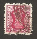 Stamps India -  columna de asoka