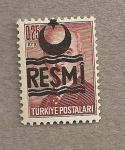 Stamps Turkey -  Sello oficial